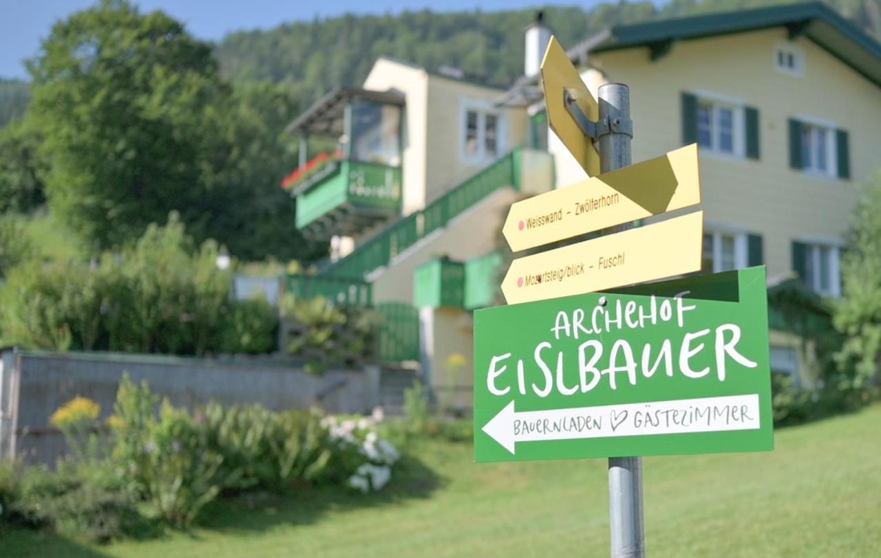 ザンクト・ギルゲン Archehof Eislbauer - Bauernhof Fuer Die Seele!ヴィラ エクステリア 写真